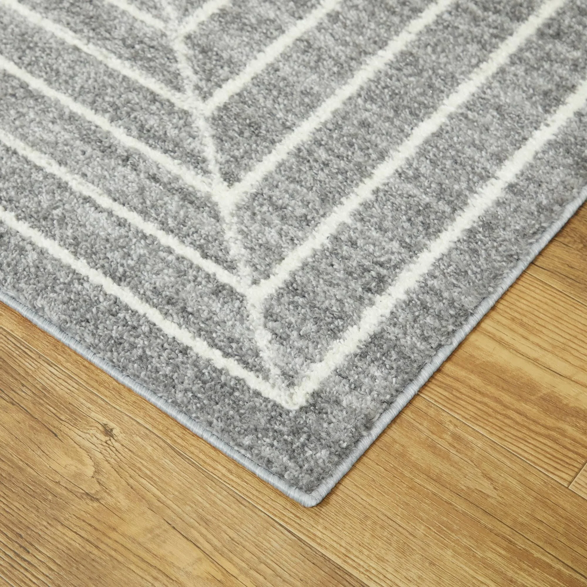 Balta Elias Grey 8 ft. x 10 ft. Geometric Area Rug