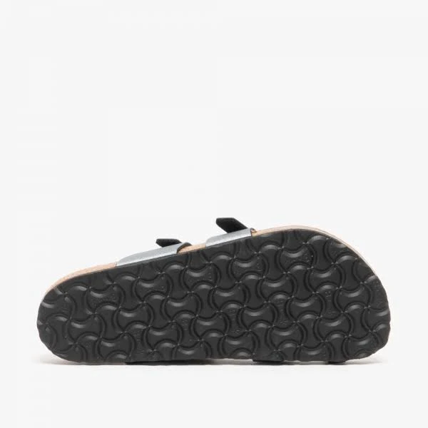 Birkenstock Mayari Birko Flor Sandals - Icy Metallic Anthracite
