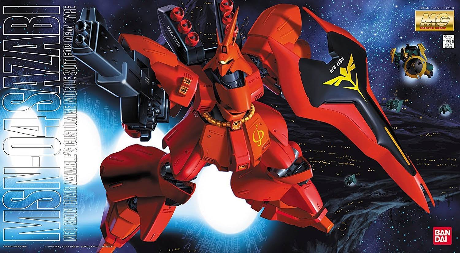 Bandai MG 1/100 Sazabi Gundam Char&s Counterattack Assembly
