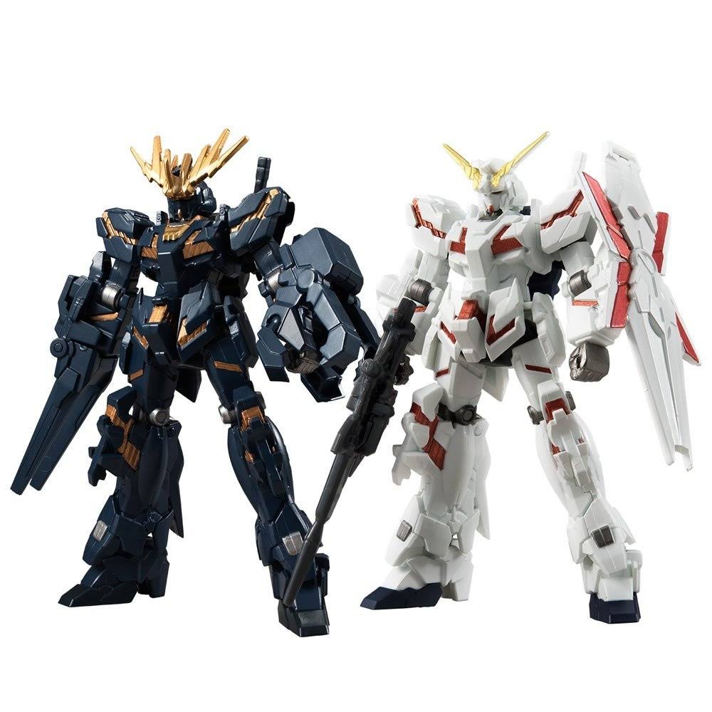 Gundam Assault Kingdom EX10 Unicorn Gundam & Banshee