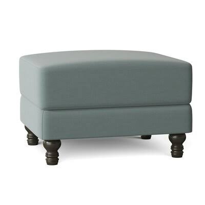 Birch Lane Montgomery 31x22 Rectangle Standard Ottoman Body Fabric: Sunbrella Canvas Spa