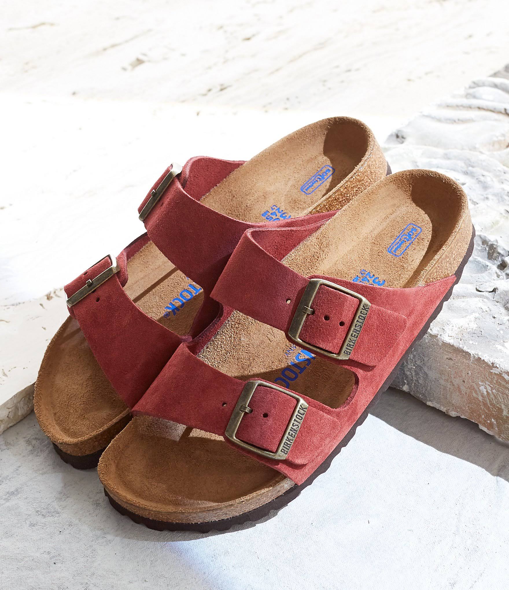 Birkenstock Women's Arizona Soft Footbed Suede Sandals