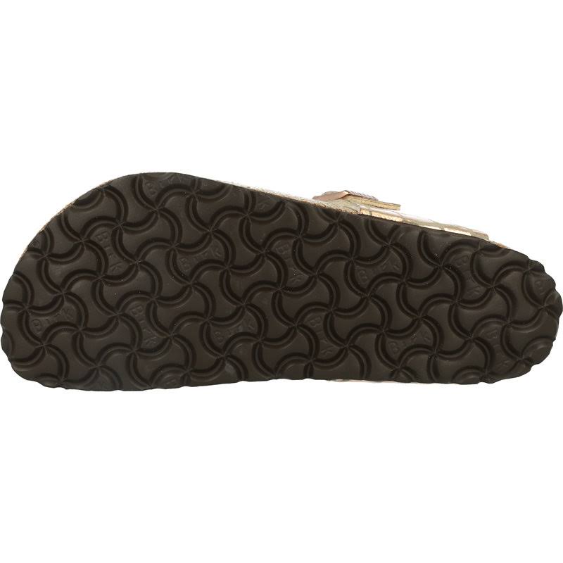 Birkenstock Adult Gizeh Bronze Microfiber Slides Sandals