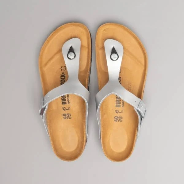 Birkenstock Gizeh Regular Fit - Silver 043851 Size: 43 EU