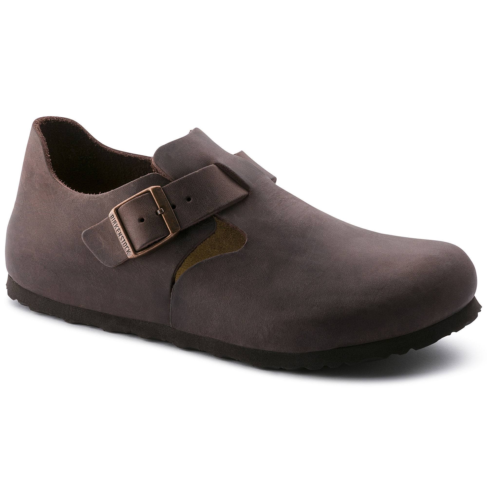 BIRKENSTOCK London Oiled Leather Habana Low Shoes