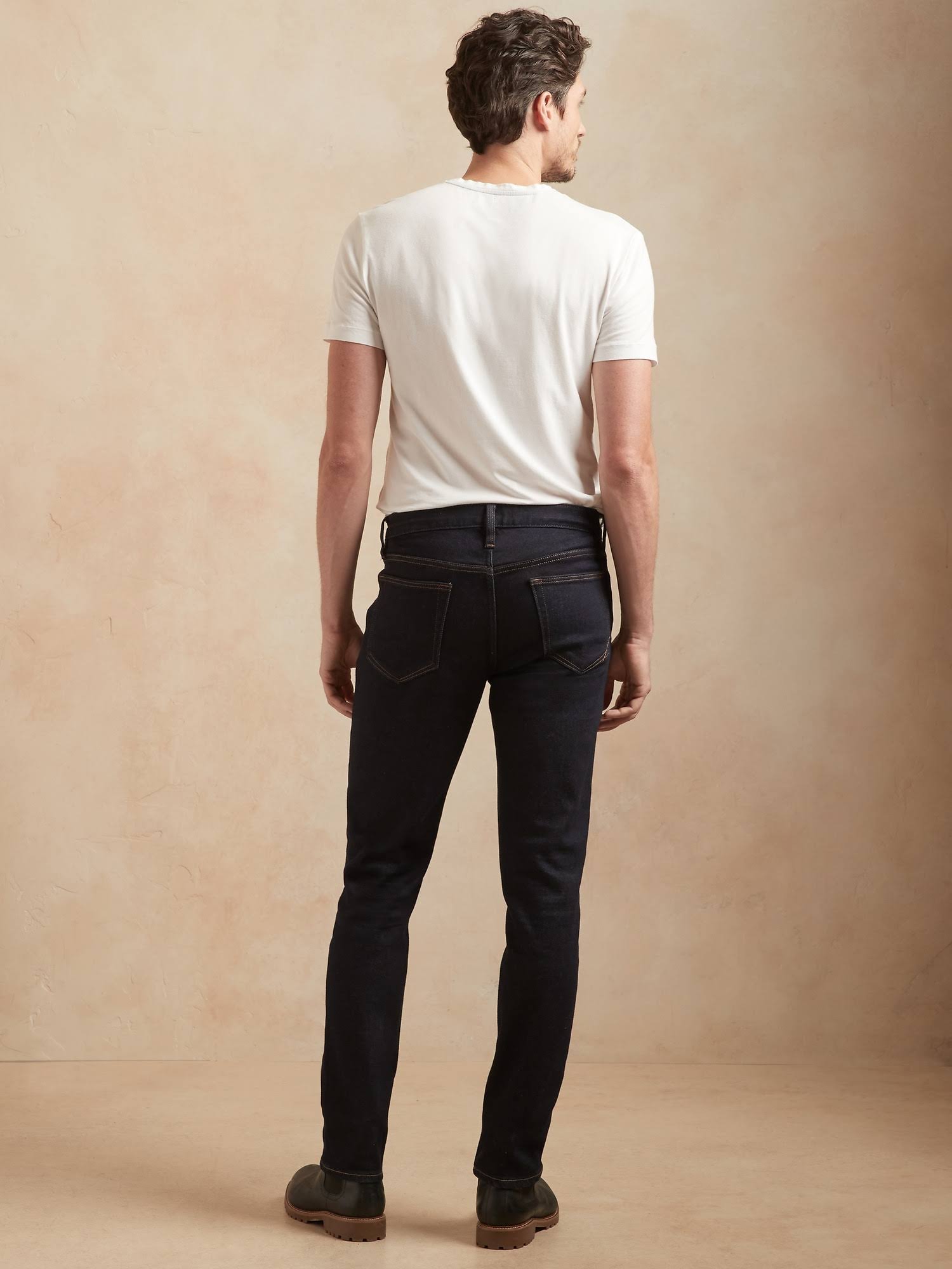 Banana Republic Men's Slim Legacy Jean Rinse Dark Wash Tall Size 38W 36L