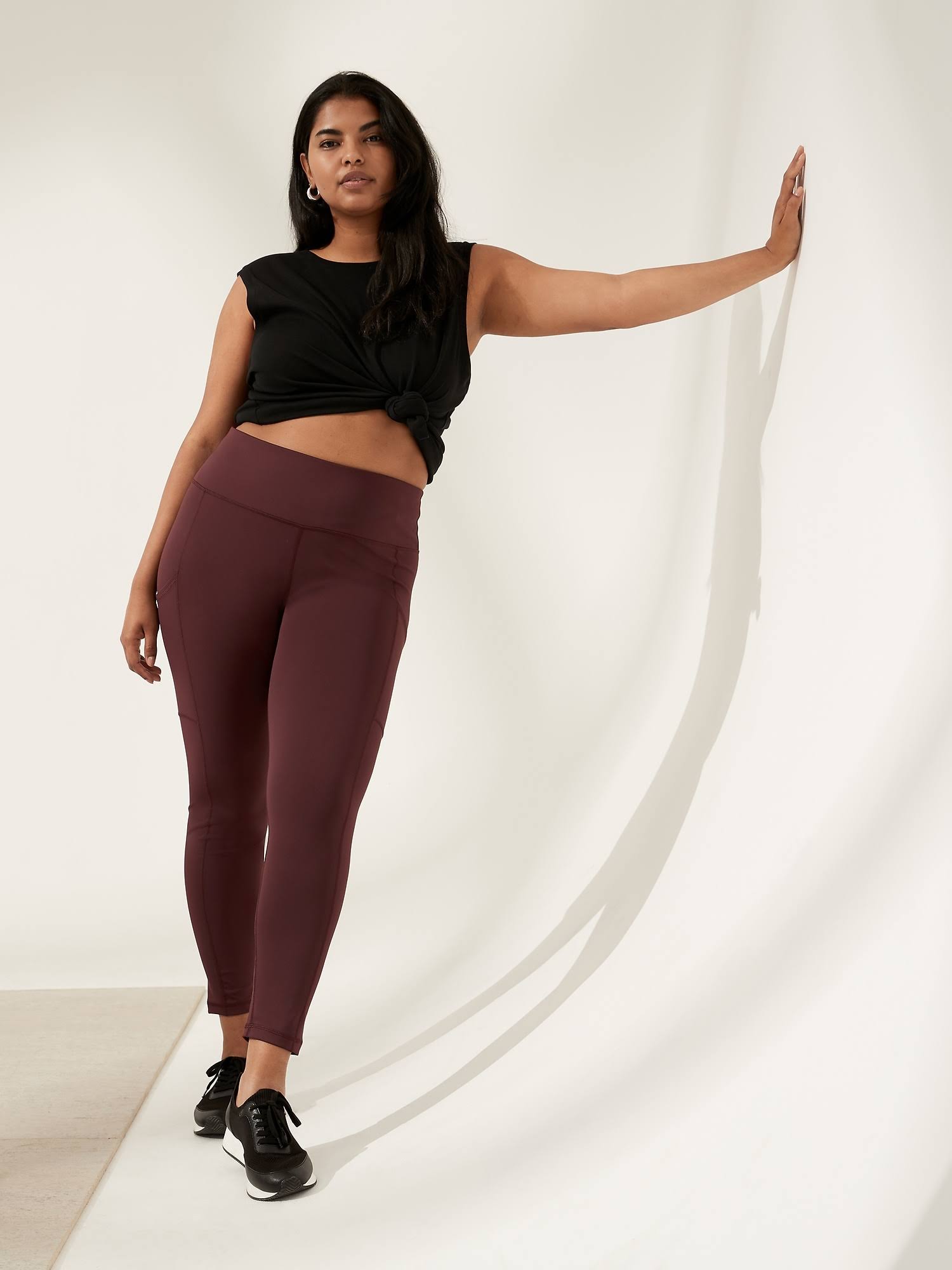 Banana Republic Women's on The Go 7/8 Legging Sonoma Plum Size Xs