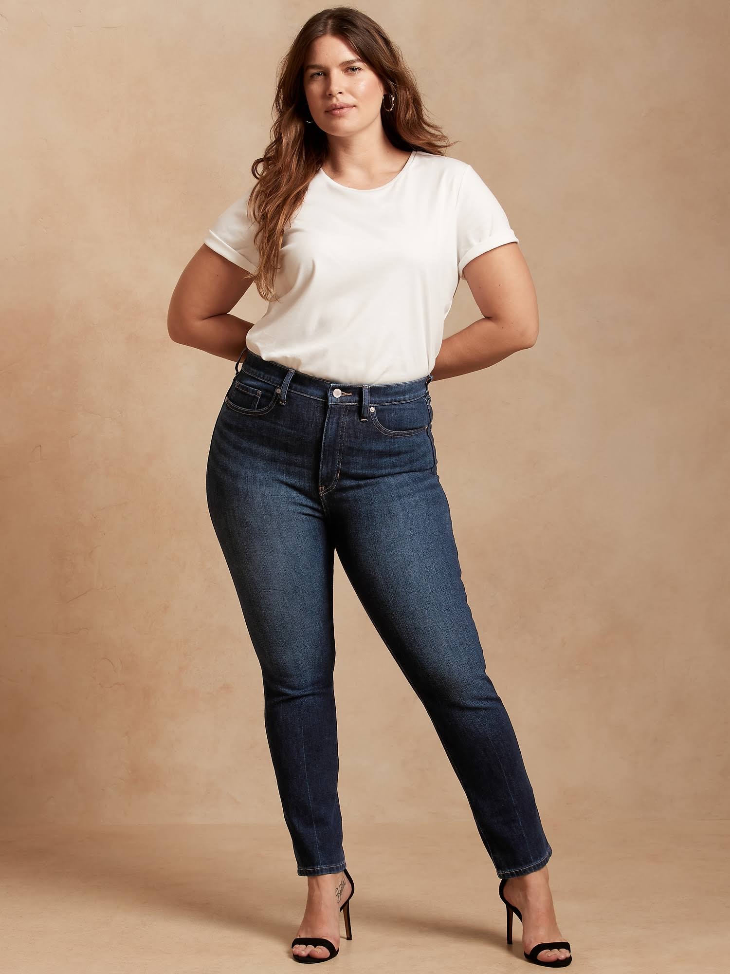 Banana Republic Women's High-Rise Slim Jean Dark Wash Size 24 Regular