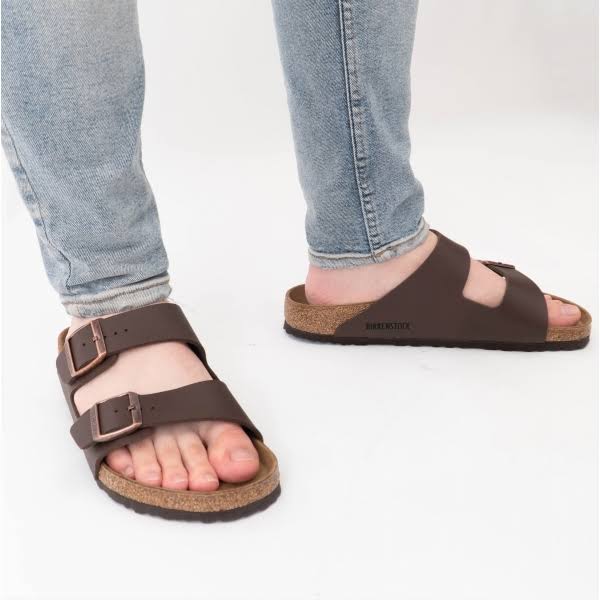 Birkenstock - Arizona Birko Flor - Dark Brown - UK 16 / EU 49