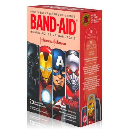 Band-aid, Adhsv Marvel Avengers Astd, Box of 20