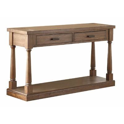Lovins 50x22 Console Table Birch LANE? Color: Gray