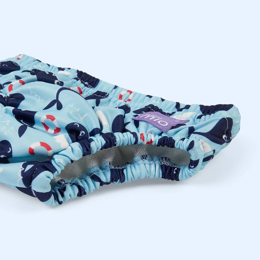Bambino Mio, Reusable Swim Nappy, Whale Wharf, 2 Years+