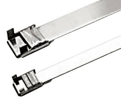 Band-It L28499 BAND-FAST with Clip, 201SS 3/4x22 x 0.030x22 24.0x22 - 50 Pieces/Box, Steel