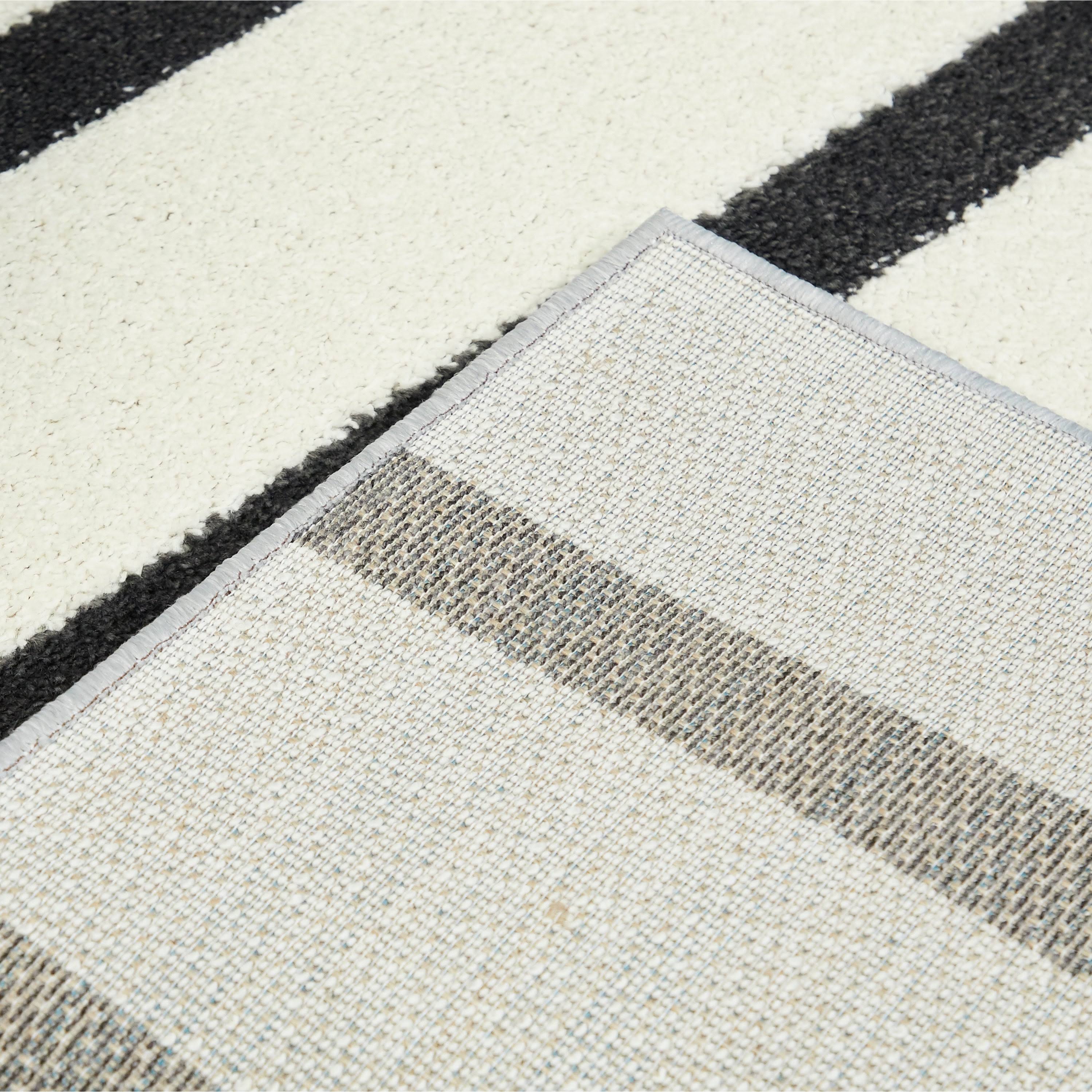 Balta Colter White 8 ft. x 10 ft. Modern Striped Area Rug