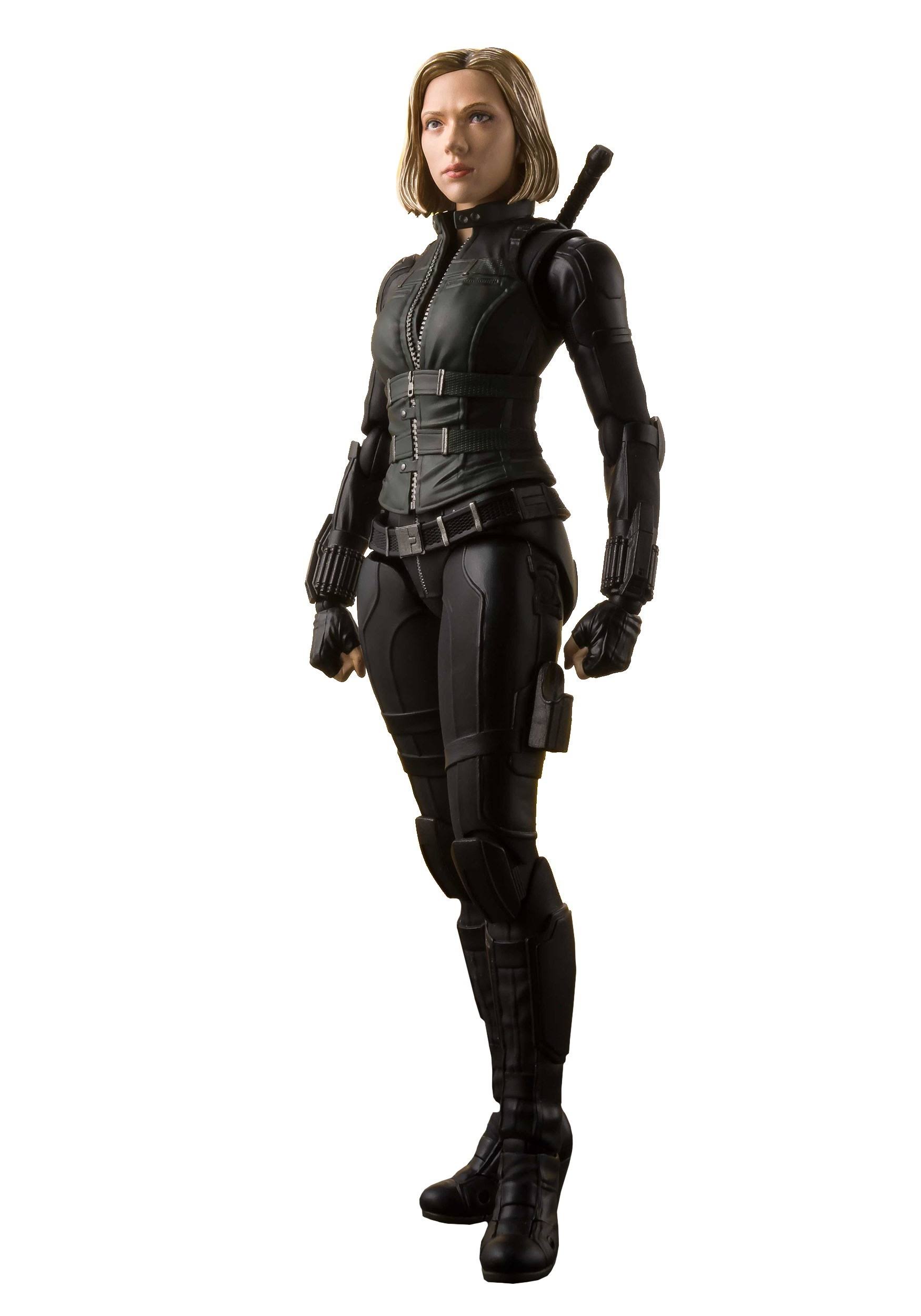 Avengers Infinity War S.H.Figuarts Action Figure - Black Widow & Tamashii Effect Explosion