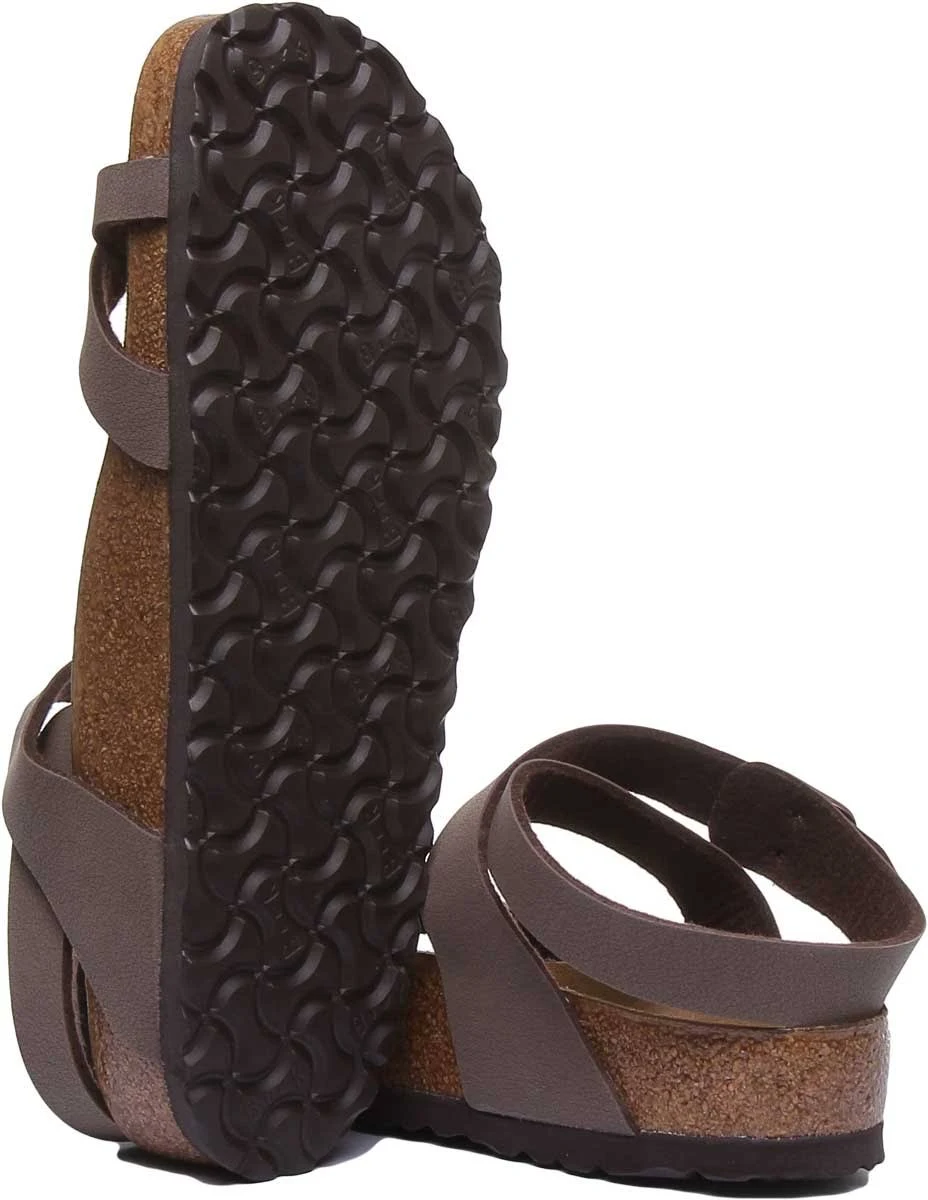 Birkenstock Yara Birko-Flor Nubuck Mocca Women Sandals