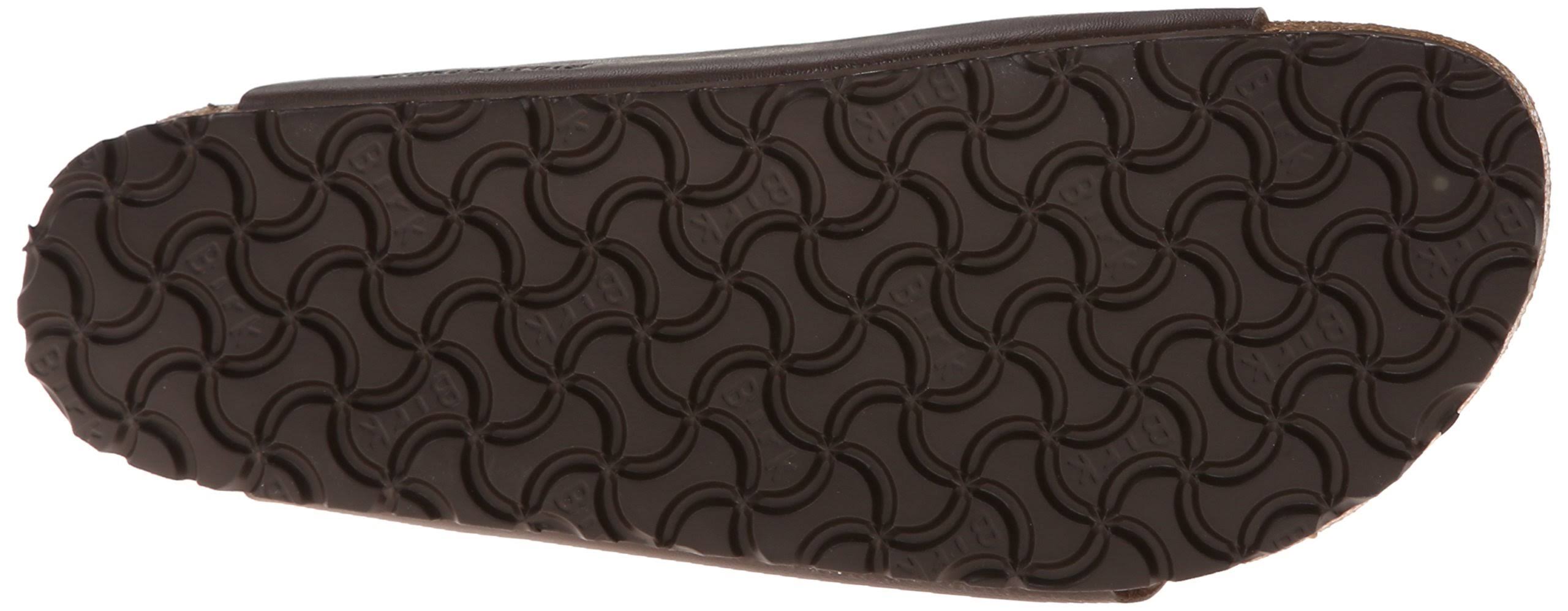 Birkenstock Men's Arizona Birko 2-Band Sandal, Brown, 9