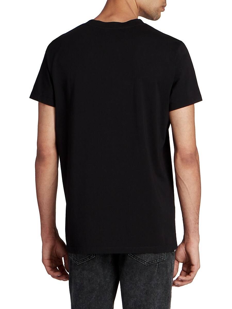 Balmain Black Printed T-Shirt
