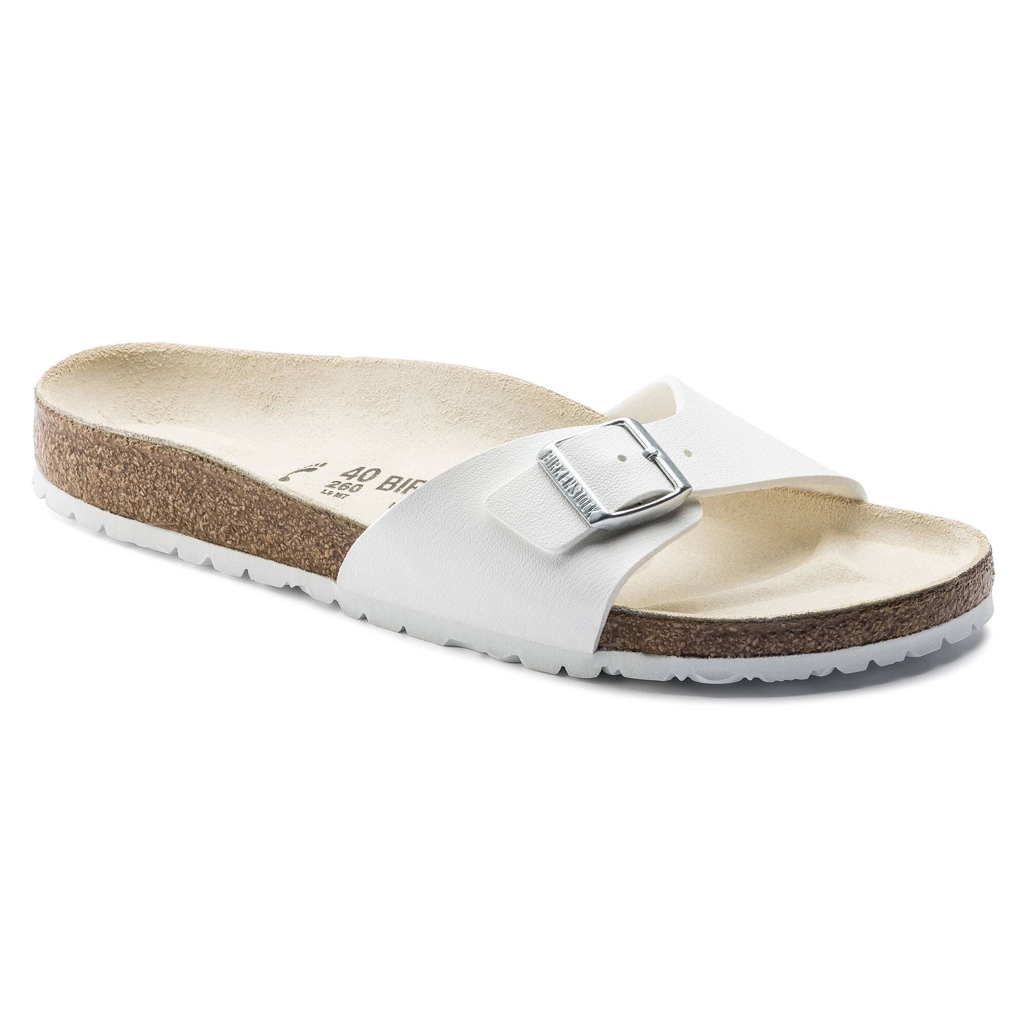 Birkenstock Madrid Birko-Flor White