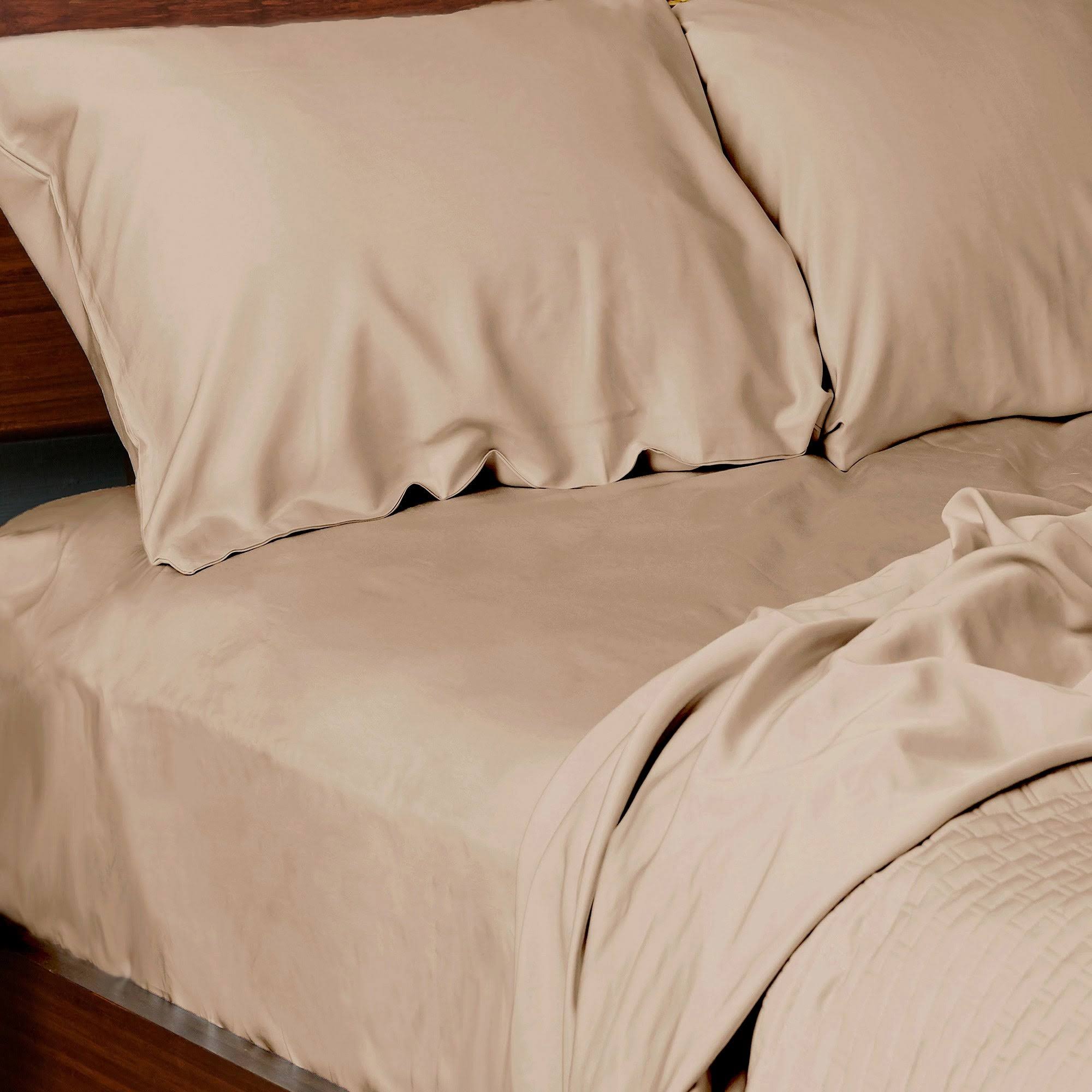 BedVoyage Rayon from Bamboo Cal King Sheet Set in Champagne