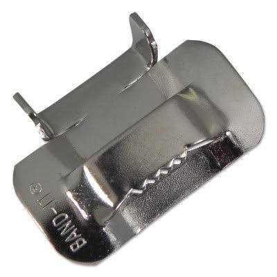 Band-It Ear-Lokt Buckles, 5/8 in, Stainless Steel