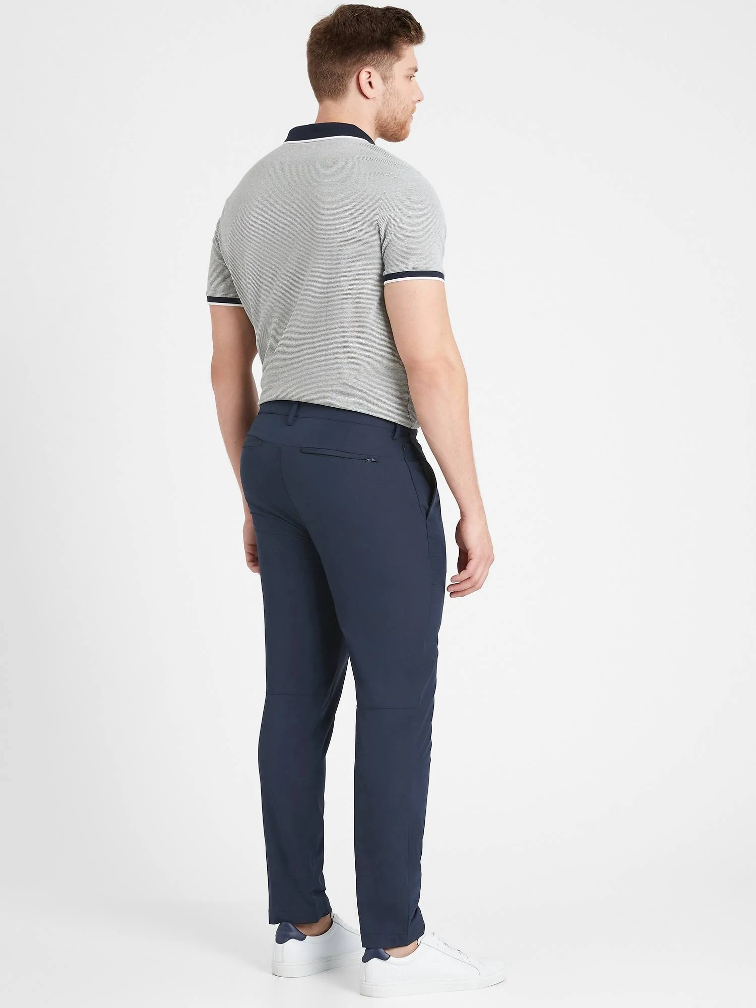 Banana Republic Men's Slim City Pant Night Navy Size 31W 30L