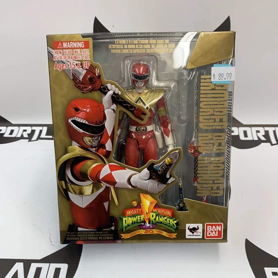 Mighty Morphin Power Rangers: Armored Red Ranger S.H. Figuarts Action Figure