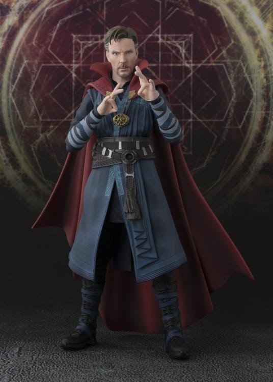 Doctor Strange S.H. Figuarts Action Figure Doctor Strange & Burning Flame Set 15 cm