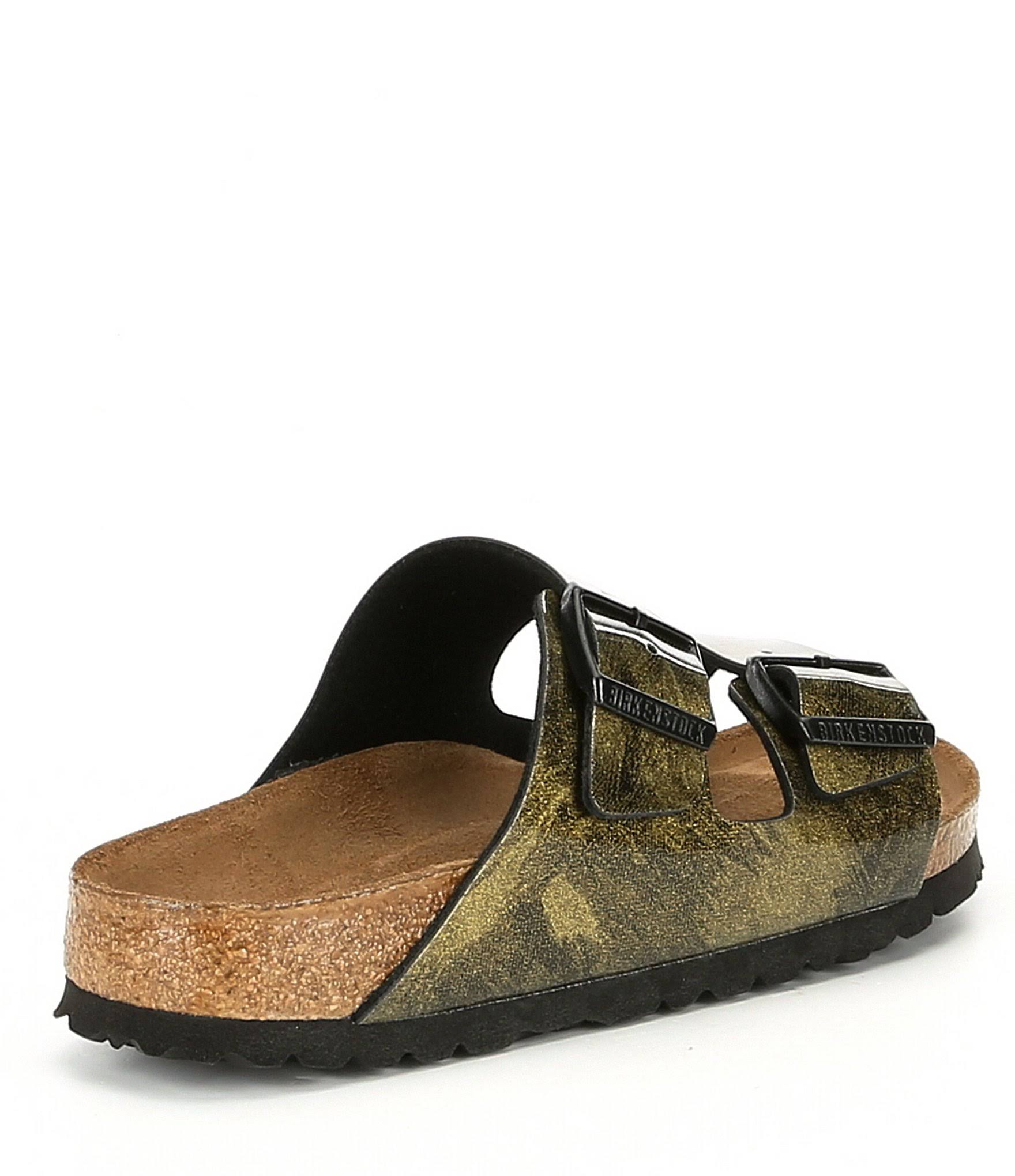 Birkenstock Arizona Soft Footbed, Milky Way Gold Birko-Flor Size: 37 N