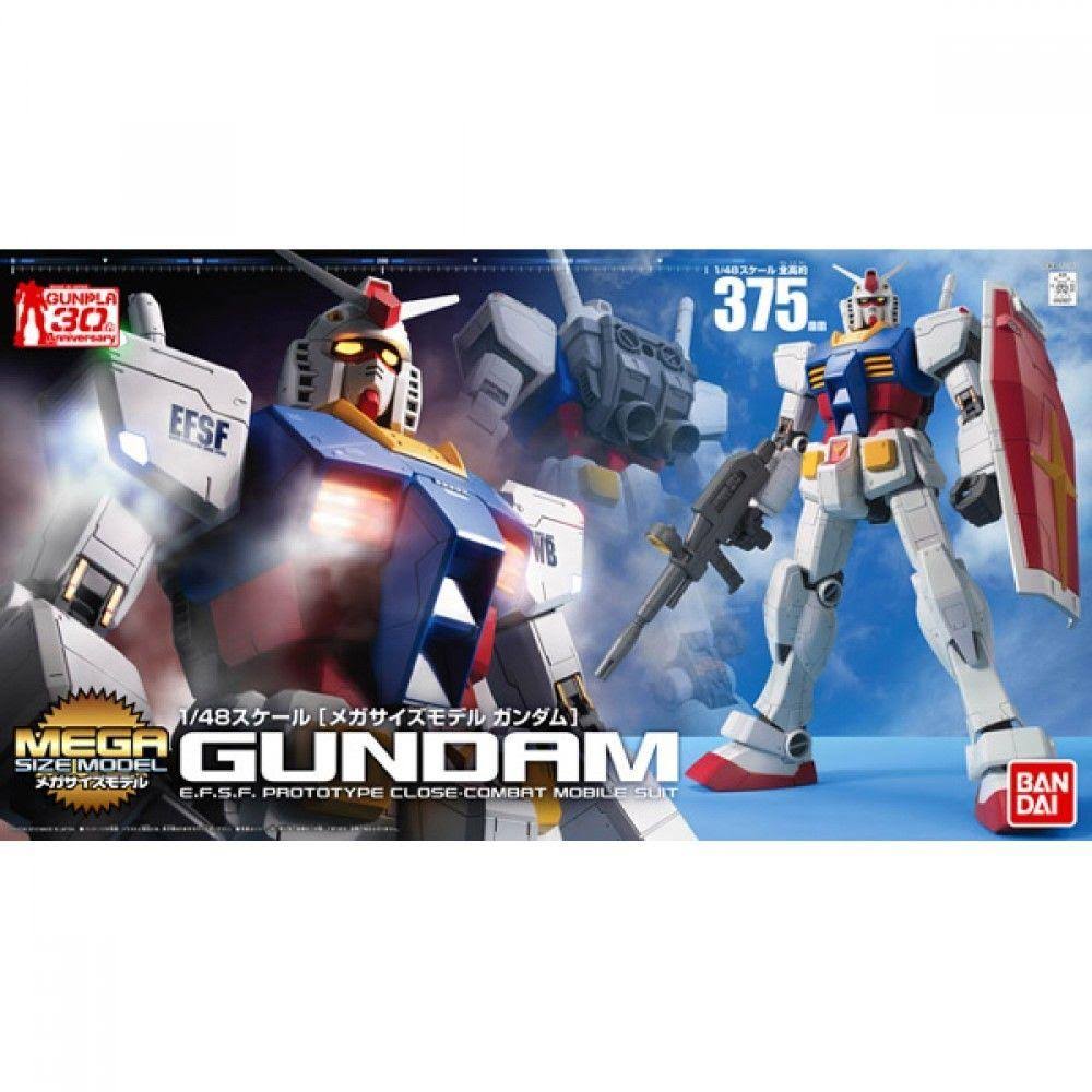 Bandai 1/48 Scale RX-78-2 Gundam Mega Size Model
