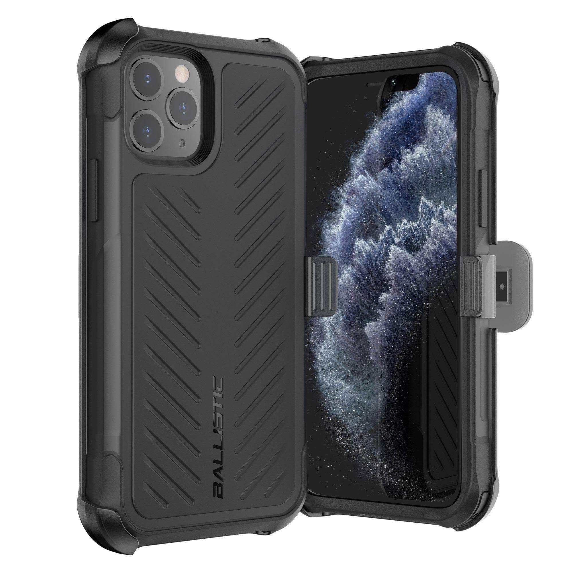 Ballistic Tough Jacket Maxx Series Holster Case for iPhone 11 Pro 5.8 Black