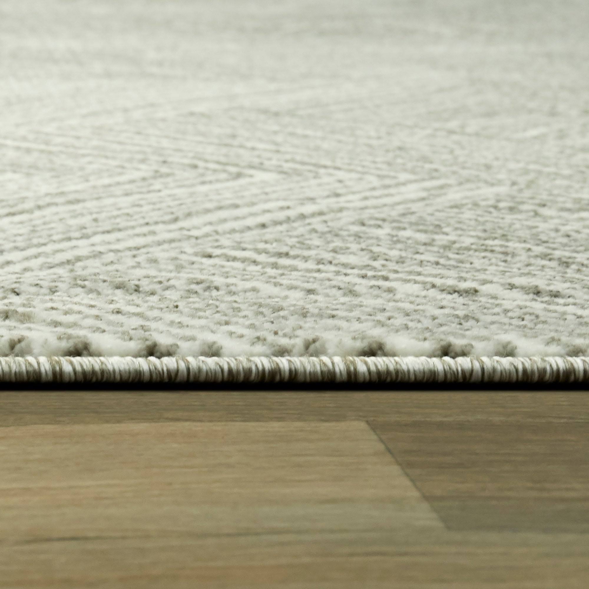 BALTA Clement Taupe 5 ft. x 7 ft. Contemporary Area Rug, Brown