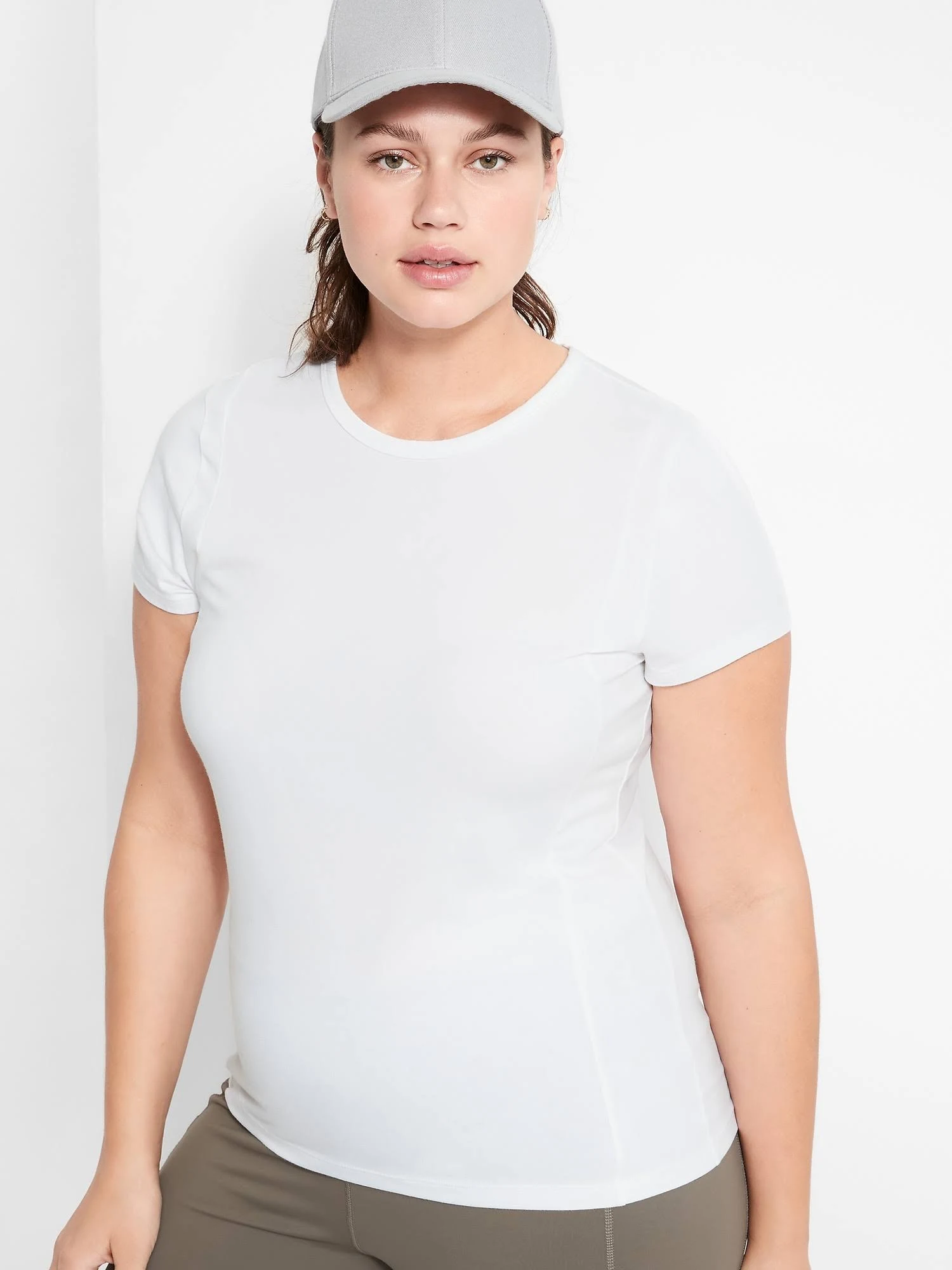 Banana Republic Women's Contour T-Shirt White Size Xxs