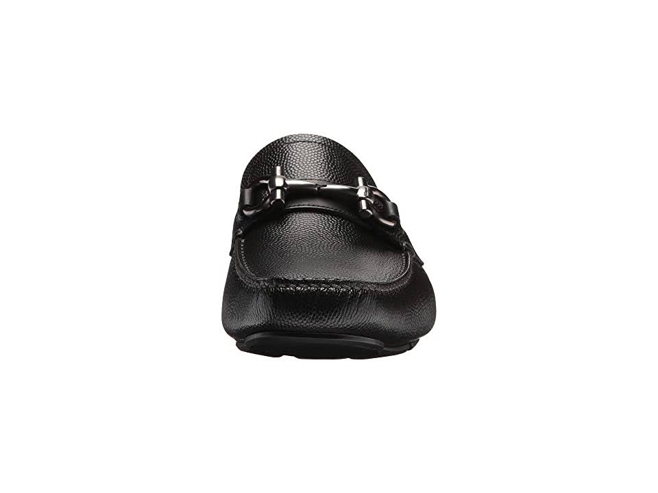 Salvatore Ferragamo Parigi Gancini Bit Leather Driver, 11 / Black