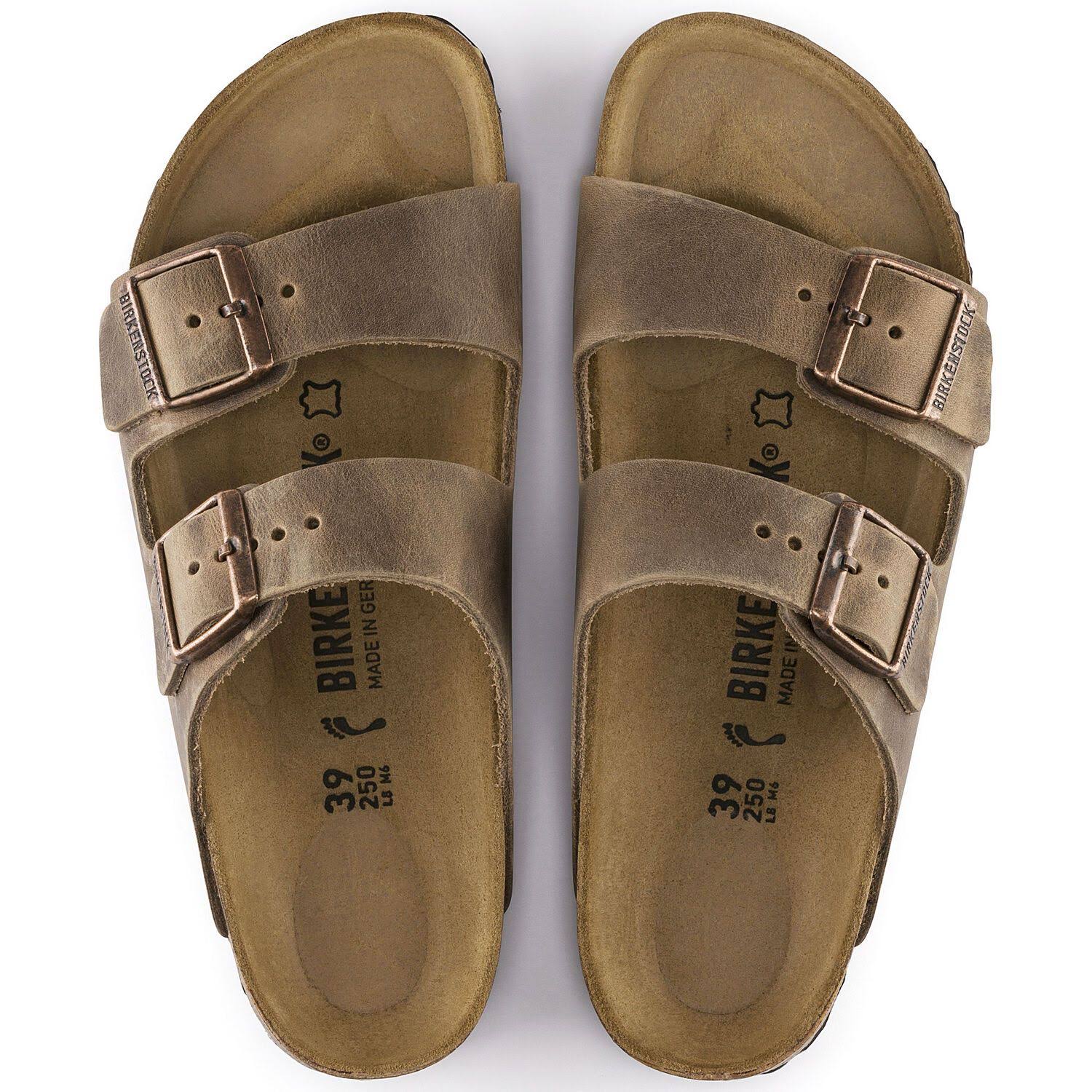 Birkenstock Arizona Oiled Leather Tobacco Sandal