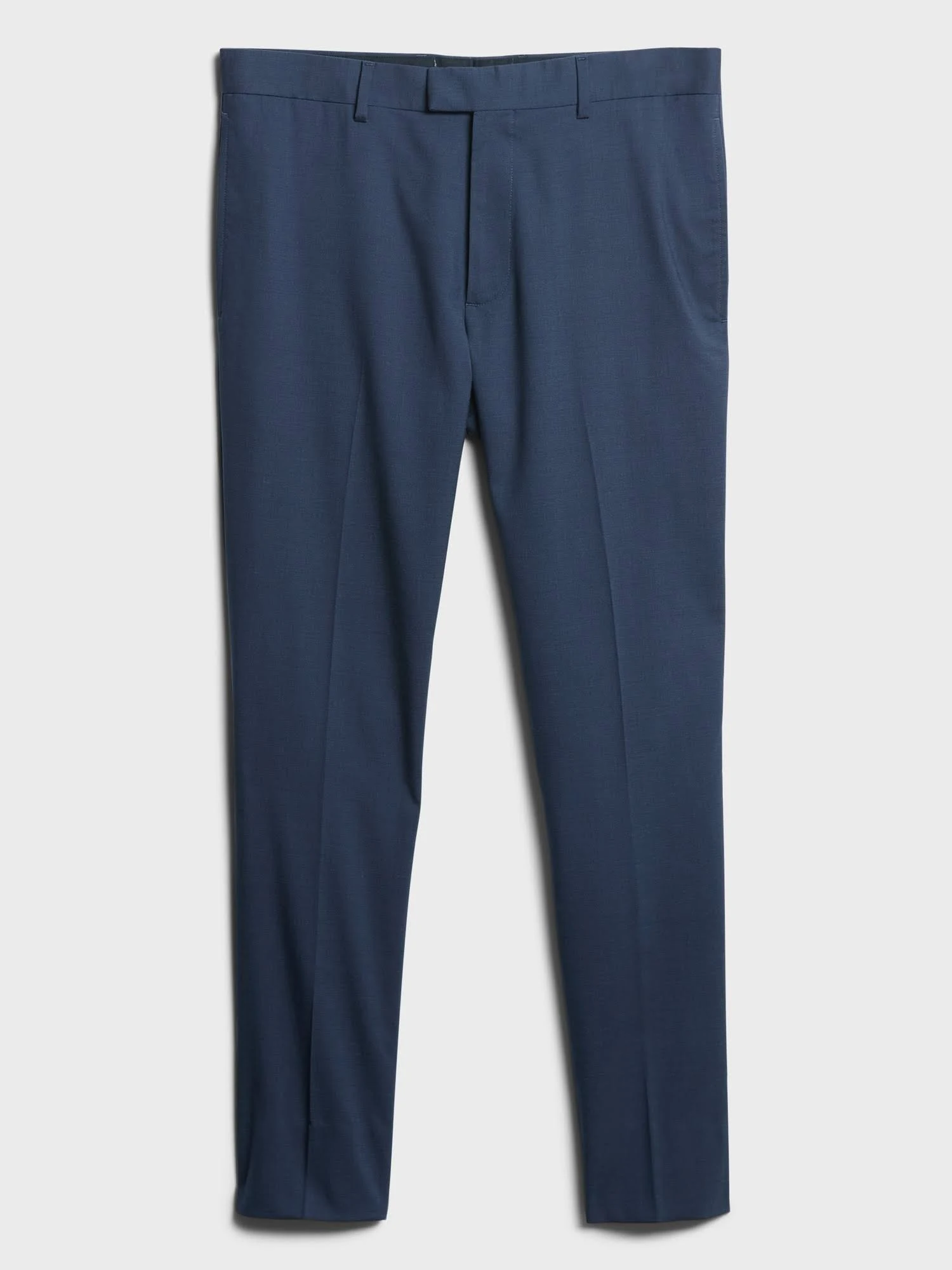 Banana Republic Men's Slim Non-Iron Stretch Cotton Solid Pant Navy Size 28W 32L