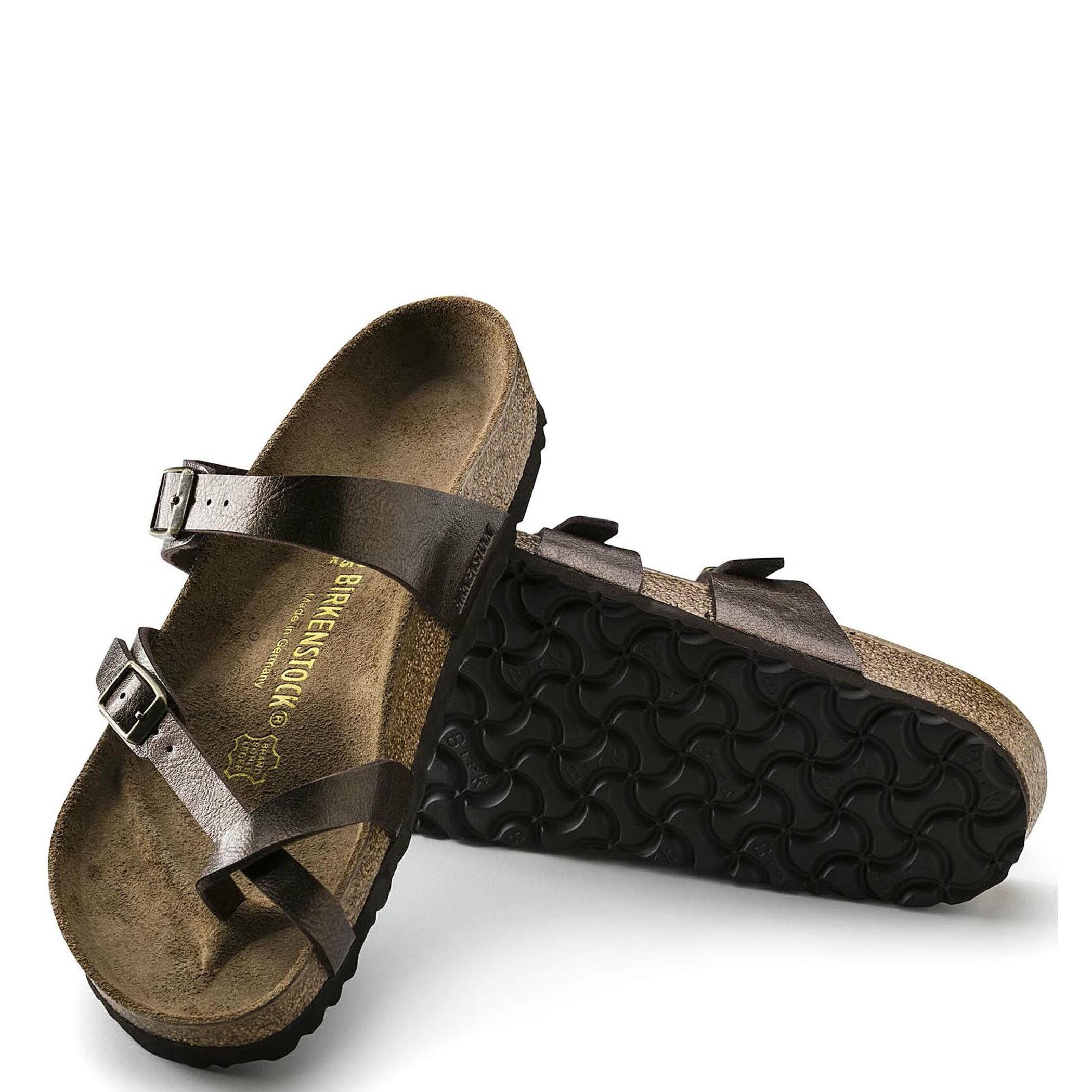 Birkenstock Women's Mayari Sandal- Brown, Graceful Toffee / 40