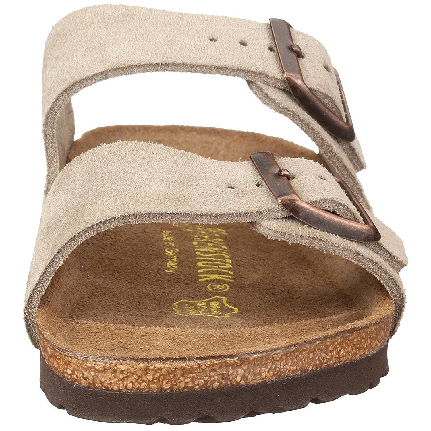 Birkenstock Arizona Sandal - 40 - Taupe Suede
