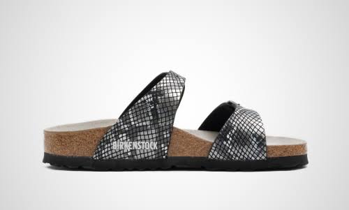 Birkenstock W Sydney MF - Python Black - US 8 - Women