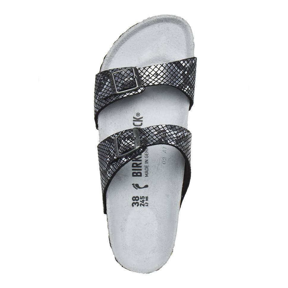 Birkenstock W Sydney MF - Python Black - US 6 - Women