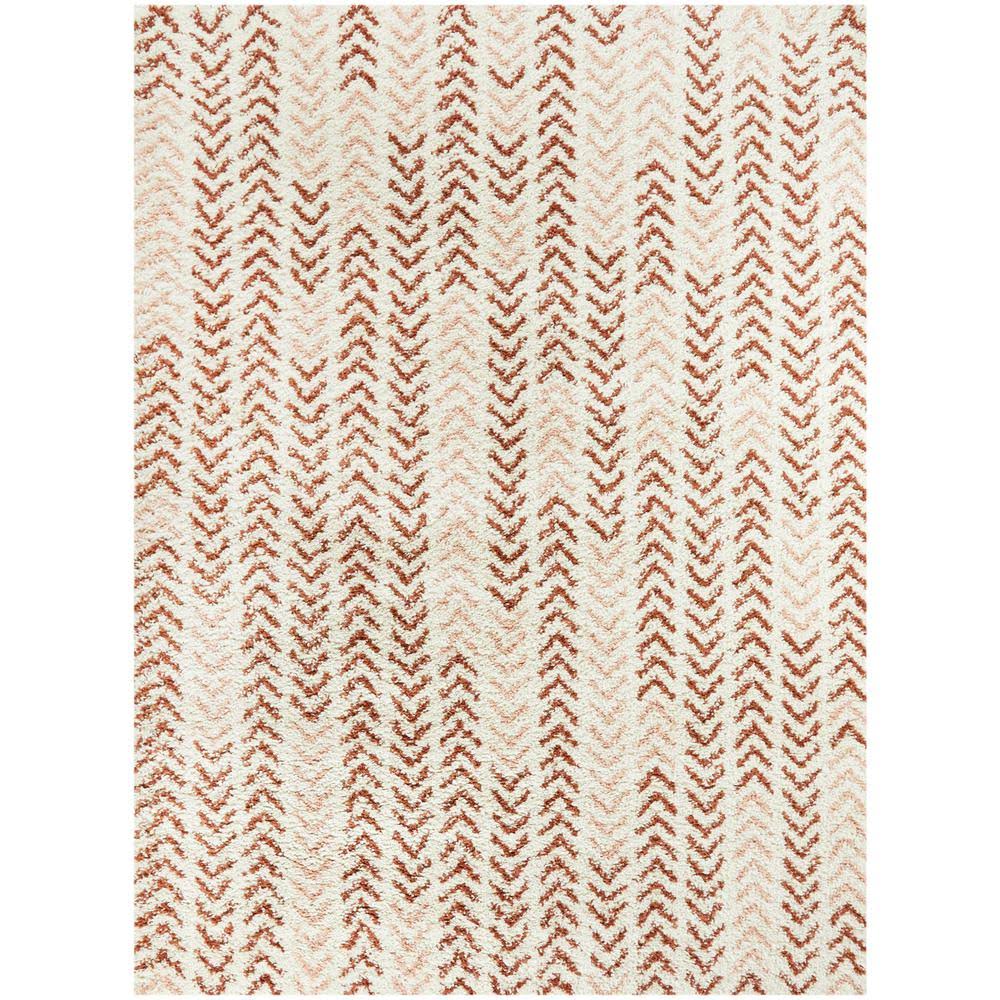 BALTA Elena Rust 8 ft. x 10 ft. Arrow Transitional Area Rug, Red