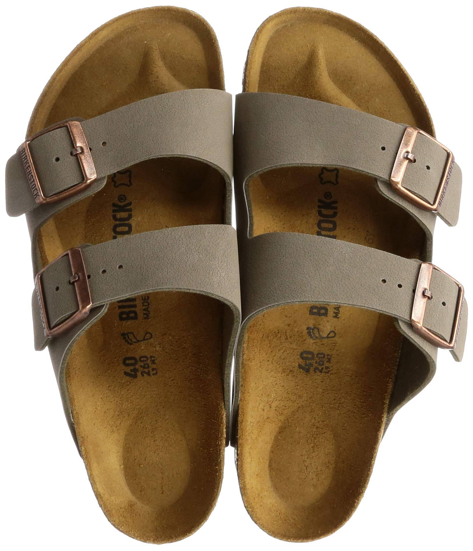 Birkenstock Arizona Birko Flor Sandals - Stone
