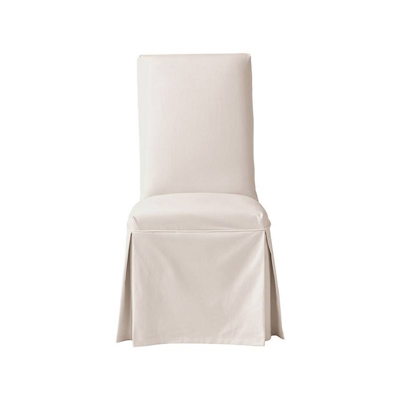 Parsons Chair Slipcover - Ballard Essential Natural Linen - Ballard Designs