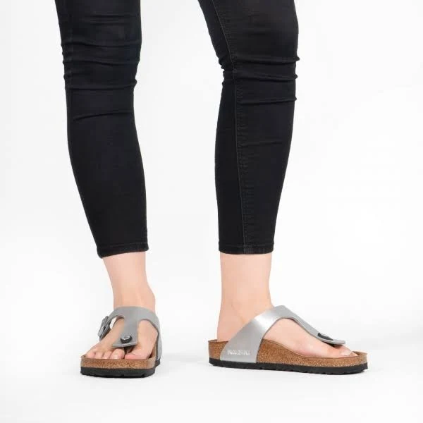 Birkenstock Gizeh Regular Fit - Silver 043851 Size: 43 EU