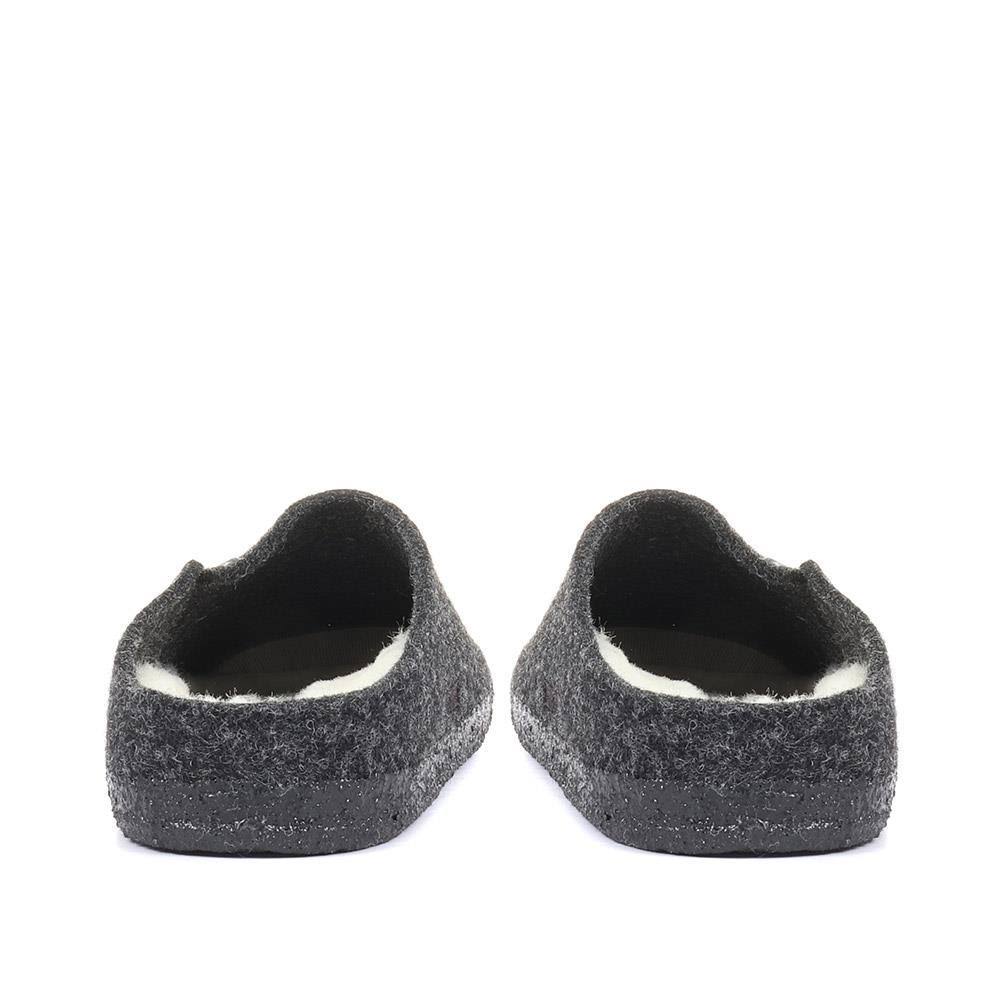 Birkenstock Men's Zermatt Wool Felt Slippers - Grey / US 06.5