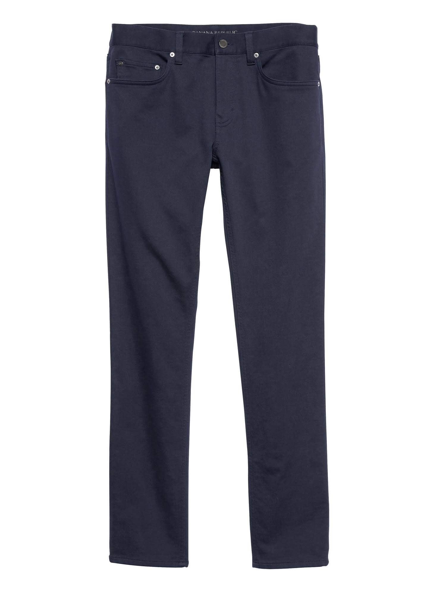Banana Republic Men's Skinny Traveler Pant Navy Size 30W 30L