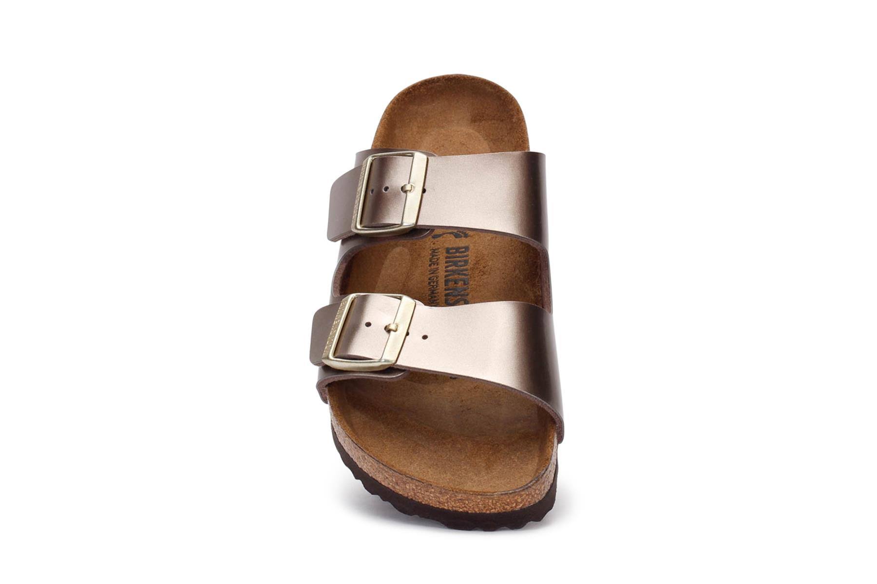 Birkenstock Arizona Birko-Flor Electric Metallic Taupe 37 / Narrow