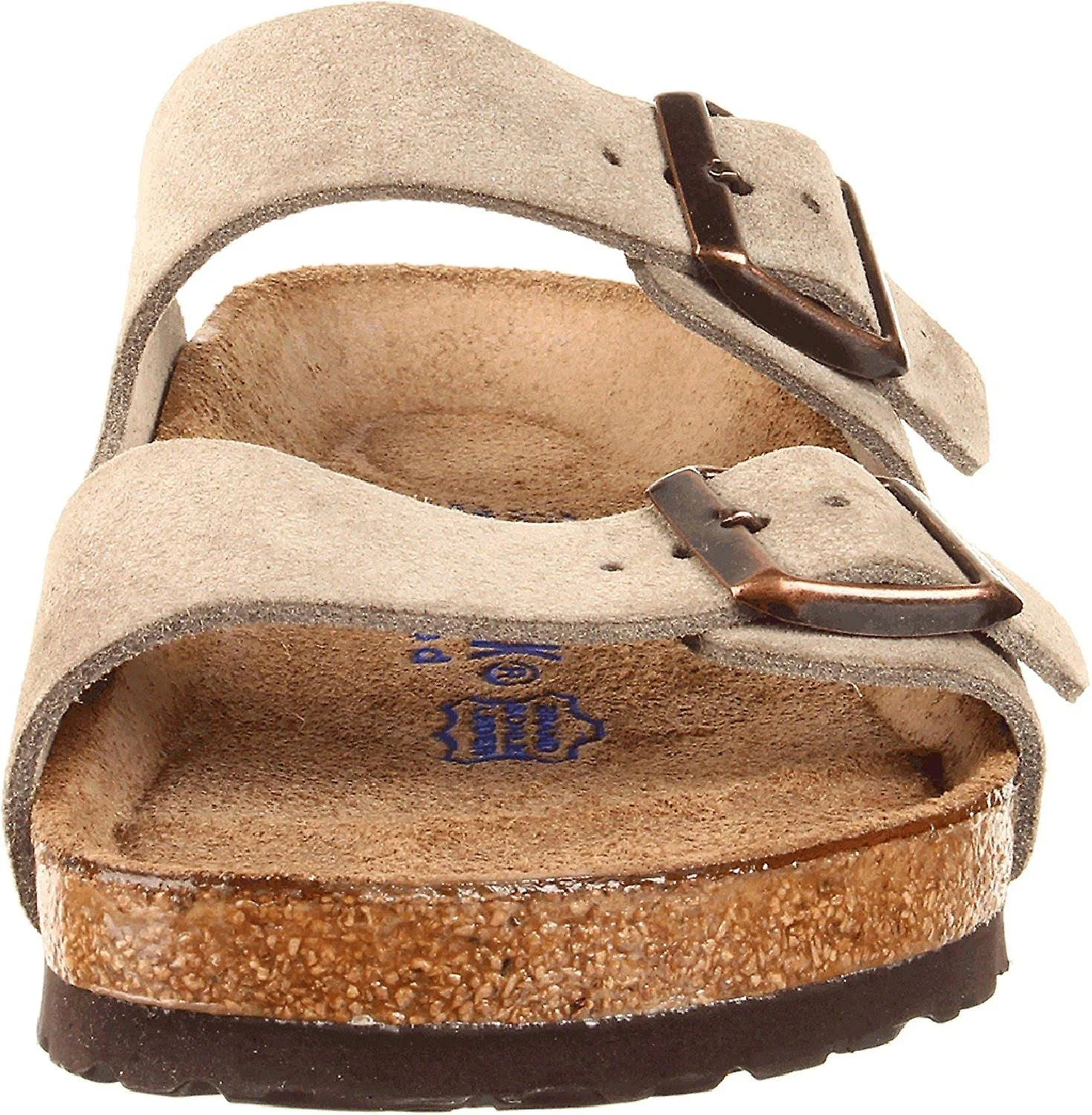 Birkenstock Arizona Soft Sandals Metallic Copper 36