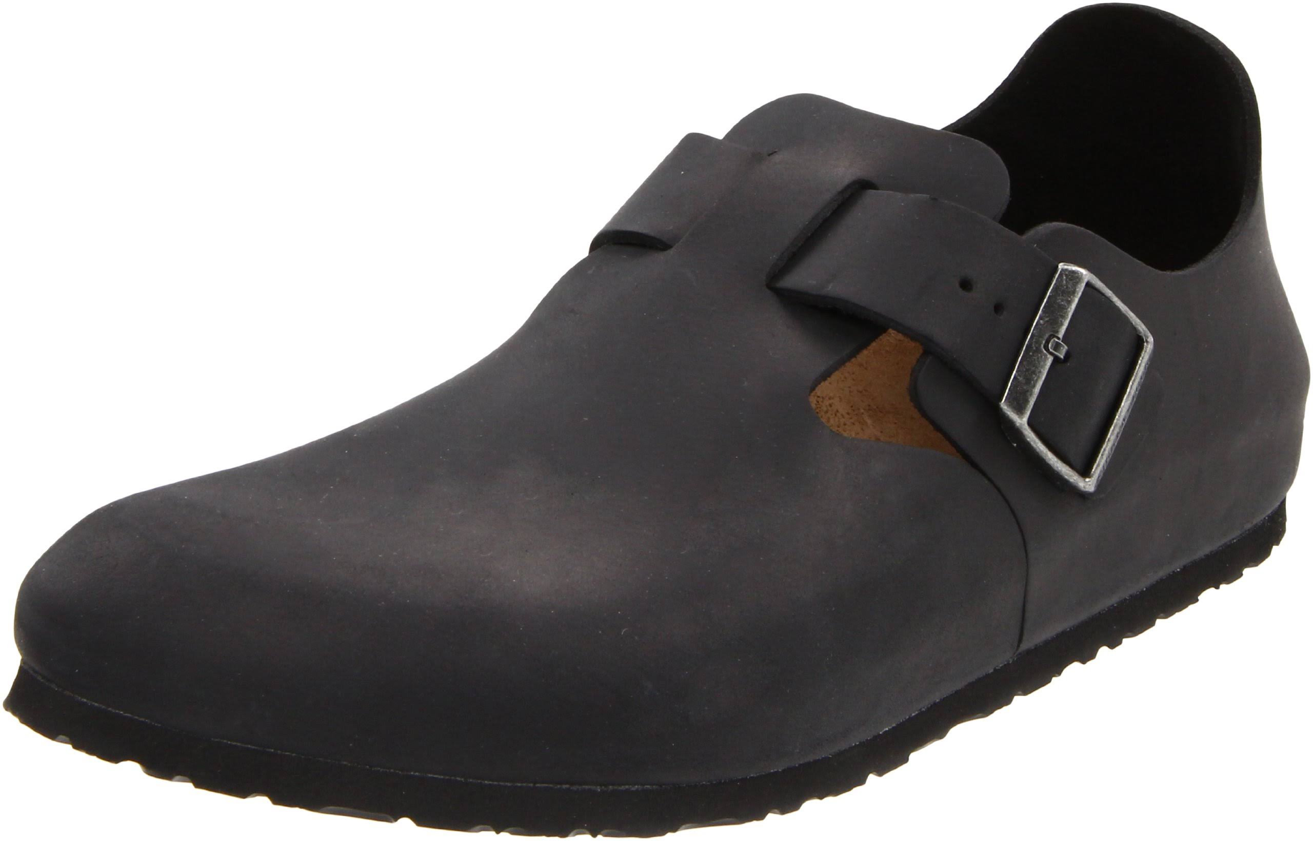 Birkenstock London Shoe - 45 Narrow - Black Oiled Leather