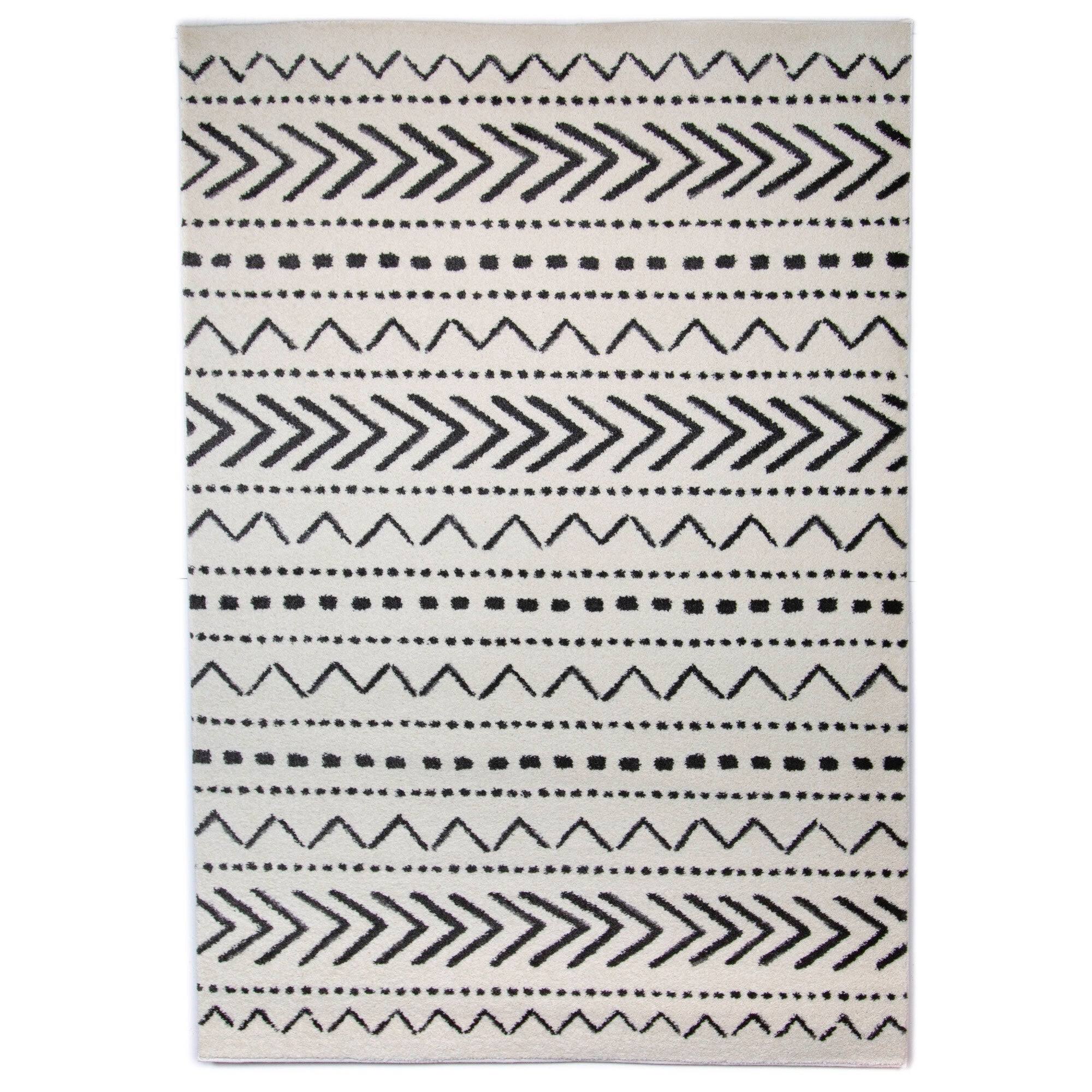 Balta Adebayo Cream 8 ft. x 10 ft. Moroccan Area Rug, Ivory